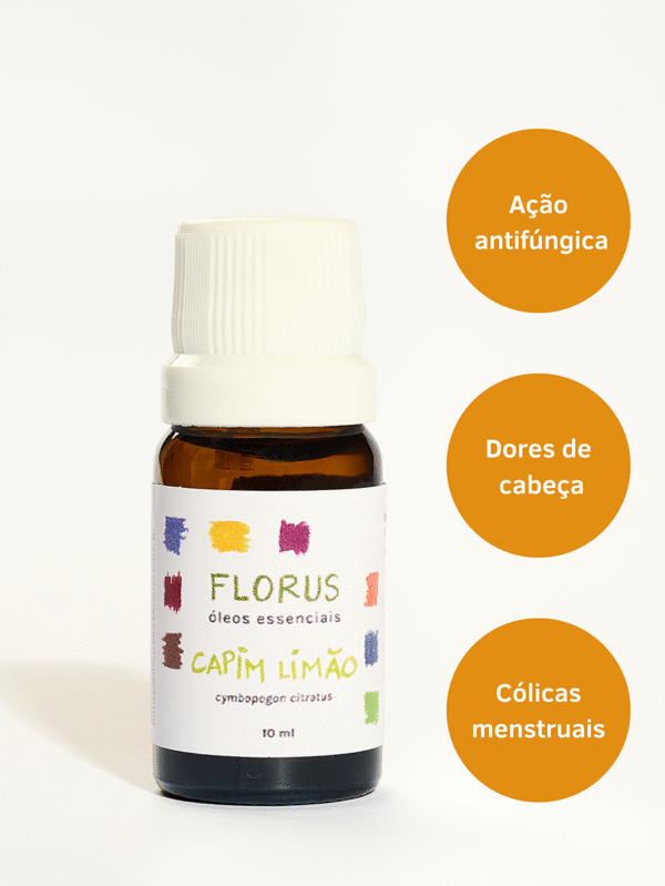 Óleo Essencial de Capim Limão 10ml