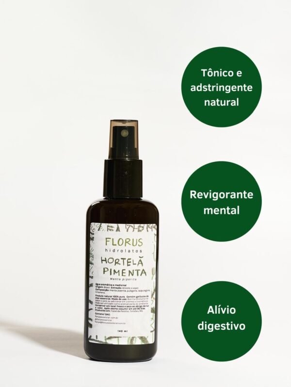 Hidrolato de Hortelã Pimenta 140ml