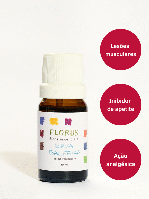 Óleo Essencial de Erva Baleeira 10ml