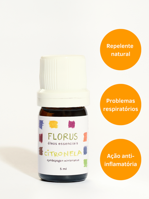Óleo Essencial de Citronela 5ml