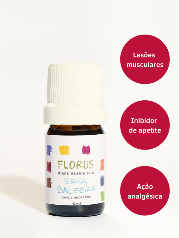 Óleo Essencial de Erva Baleeira 5ml