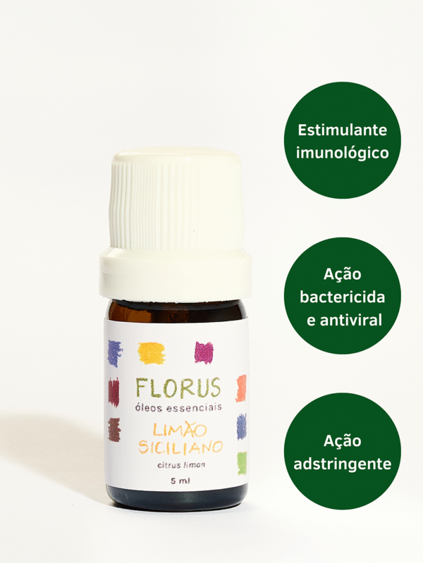 Óleo Essencial de Limão Siciliano 5ml