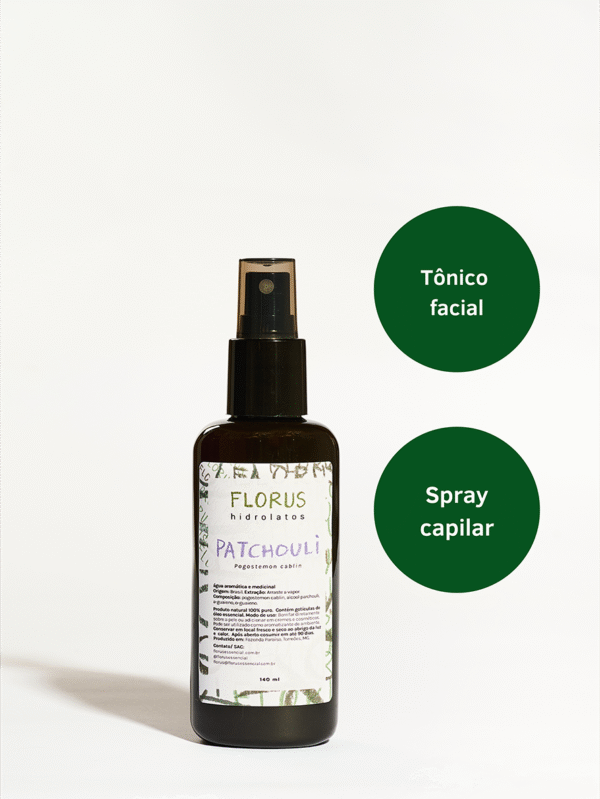 Hidrolato de Patchouli 140ml