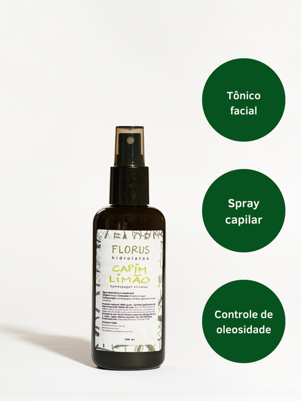 Hidrolato de Capim Limão 140ml
