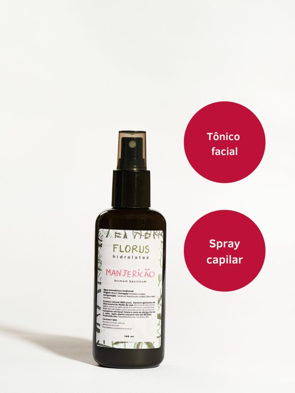 Hidrolato de Manjericão 140ml